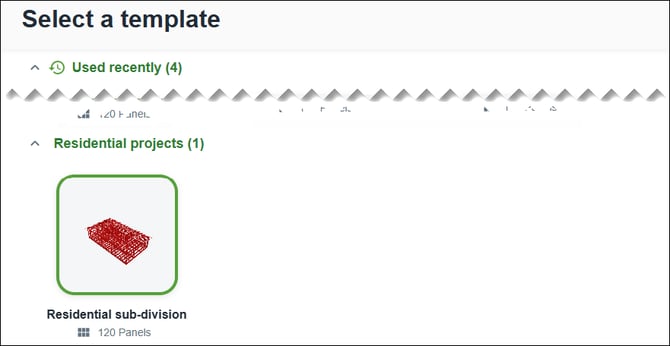 Nexa - Projects - Template added to new folder