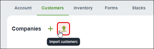 Nexa - Settings - Import customers
