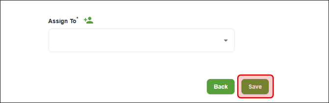 Project page - assign to