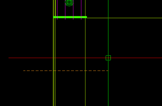 Draw a line by points through the members and press Enter.